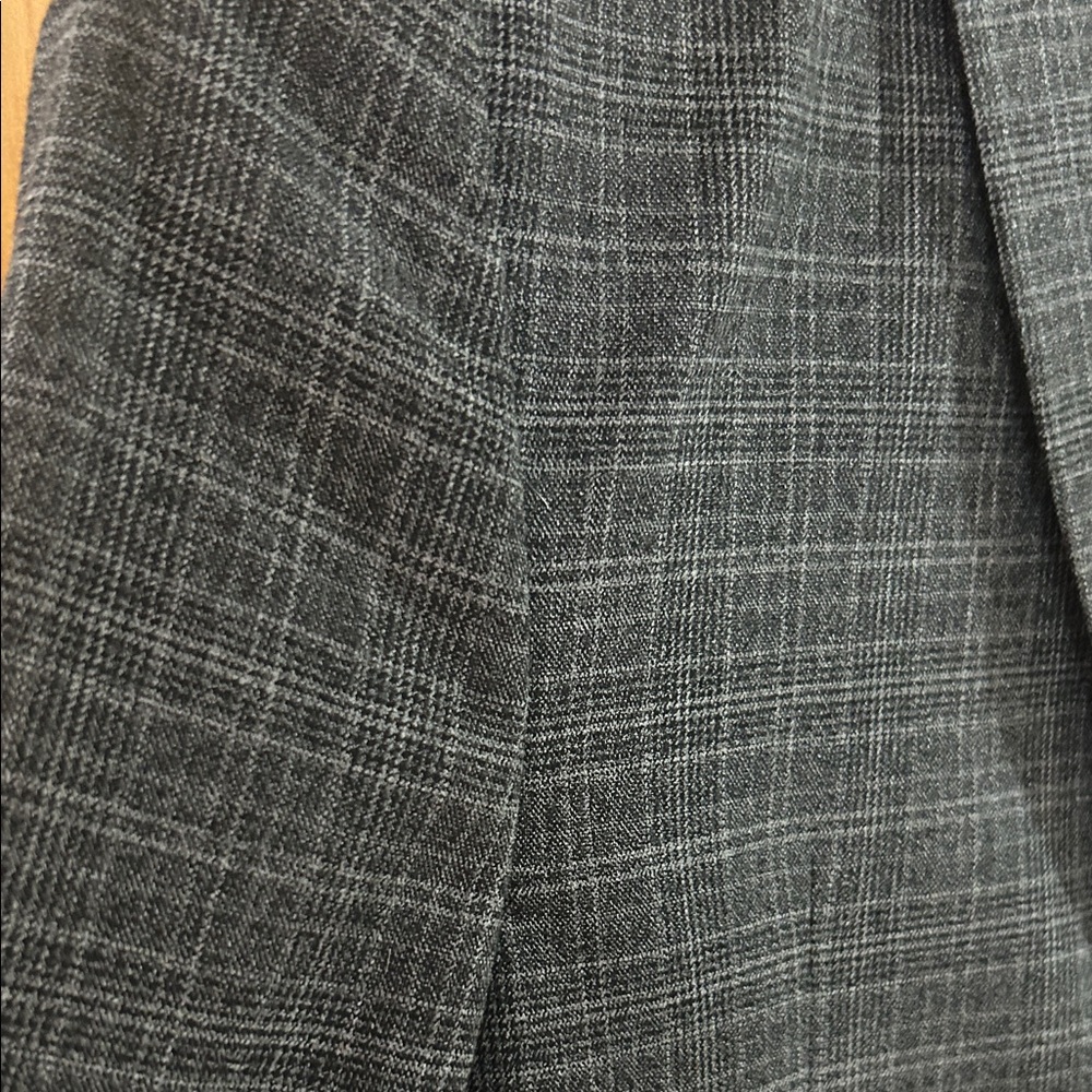 H&M Charcoal Plaid Blazer - Picture 4 of 7